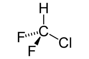 Chlorodifluoromethane 2D Skeletal